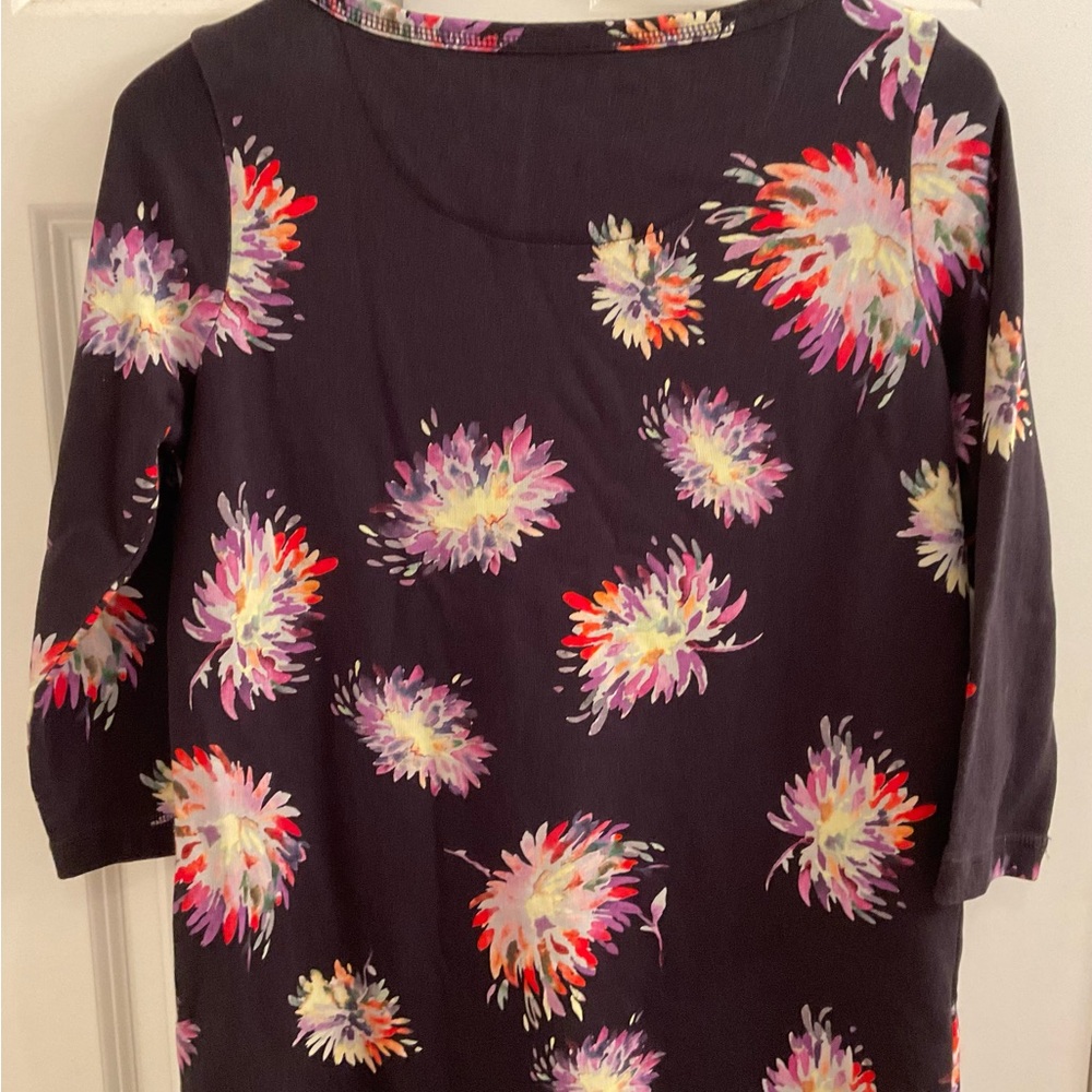 Lands End Printed Boatneck Tunic - NWT - Size XS Petite - Mums - Picture 10 of 10